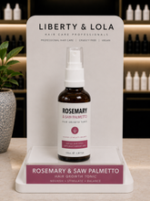 Load image into Gallery viewer, Rosemary &amp; Saw Palmetto Hair Growth Tonic 100ml