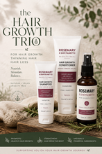 Load image into Gallery viewer, Rosemary &amp; Saw Palmetto Hair Growth Trio