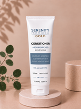 Load image into Gallery viewer, Serenity Gold Argan Enriched Nourishing Conditioner